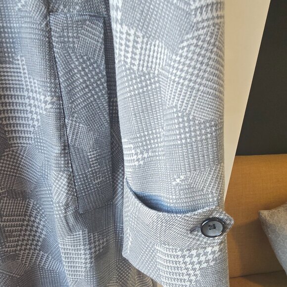 Inc International Concepts Men's Classic-Fit Plaid Trench Coat - Picture 3 of 9